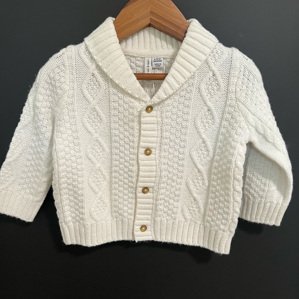Janie and Jack baby knit cardigan